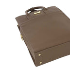 Camomilla Milano | Zaino Trasformabile Taupe in Saffiano con Fiocco