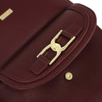 Camomilla Milano | Zaino Ottavia Burgundy con Fibbia Metallica