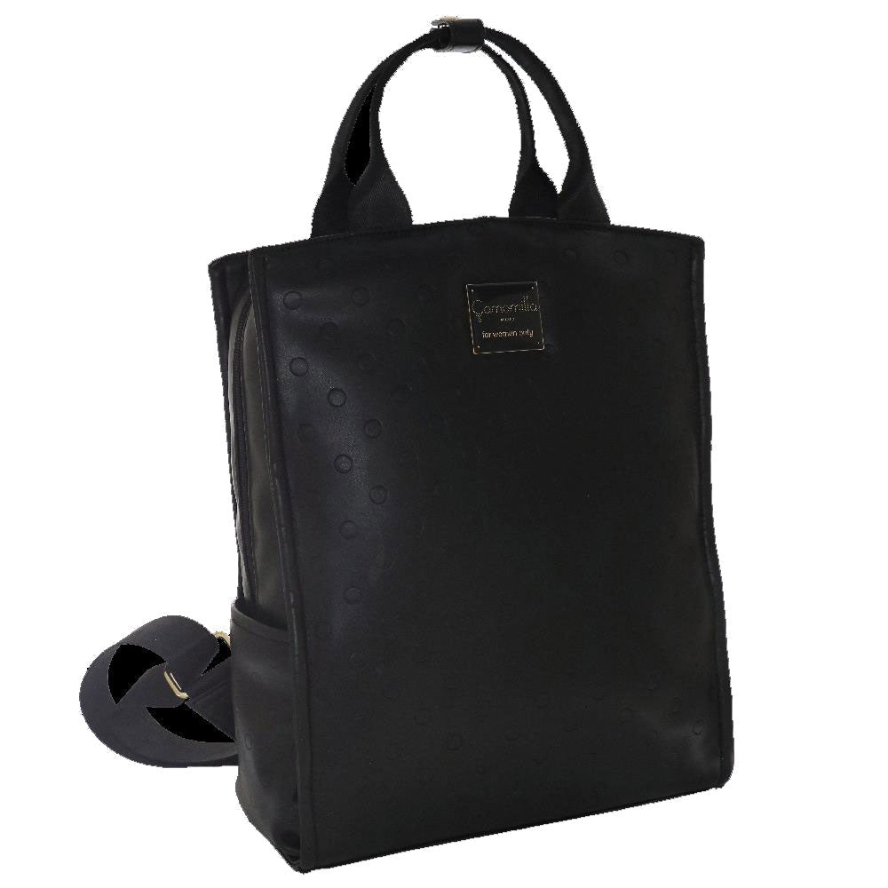 Camomilla Milano | Zaino Pois Couture Nero in Pelle Sintetica