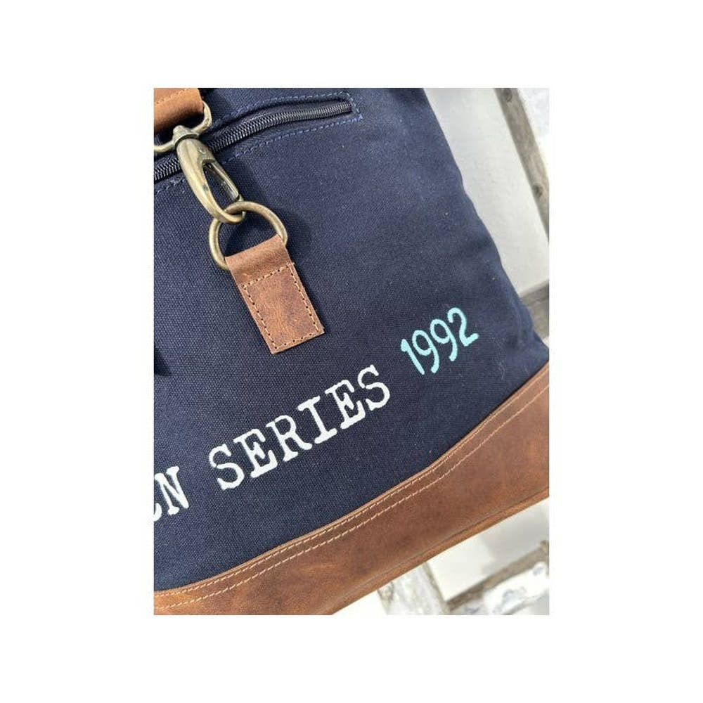 Zaino Vintage Tessuto Nuovo con Pelle Alta qualità MAYA MC6A